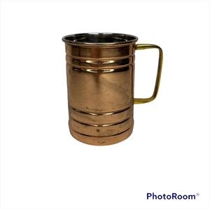 Vintage Mikasa Copper Mug With Brass Handle
